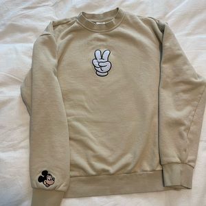 Disney peace Mickey sweatshirt (size small)